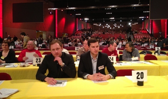 Les communistes ukrainiens présent du 36ème congrès du PCF