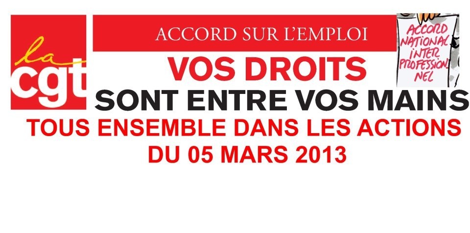 Haro sur l'accord de sécurisation de l'emploi Haro sur l'accord de sécurisation de l'emploi