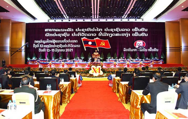 Ouverture du 11ème congrès du Parti Révolutionnaire Populaire Lao