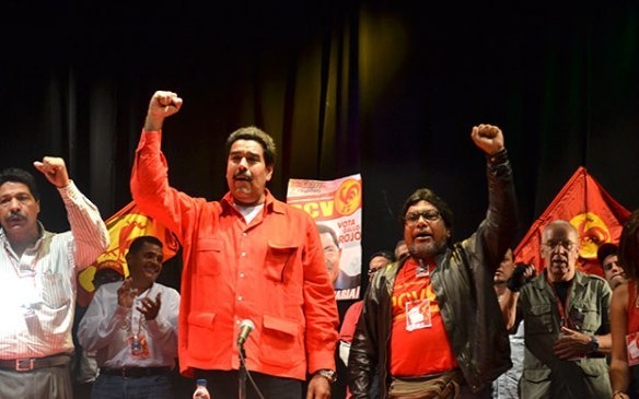 Le Parti communiste du Venezuela soutient la candidature de Nicolas Maduro pour la présidentielle du 14 avril Le Parti communiste du Venezuela soutient la candidature de Nicolas Maduro pour la présidentielle du 14 avril