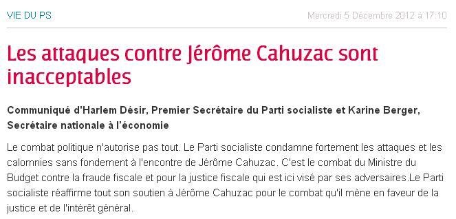 Harlem Désir tais toi ! C'est la mafia "socialiste", ses élus voyous et ses barons locaux qui sont inacceptables !