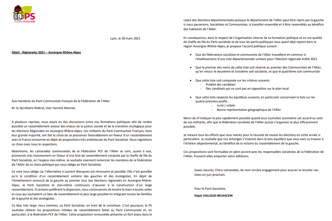 Le coup de poignard de la fédération de l’Allier contre Cécile Cukierman et les communistes Le coup de poignard de la fédération de l’Allier contre Cécile Cukierman et les communistes