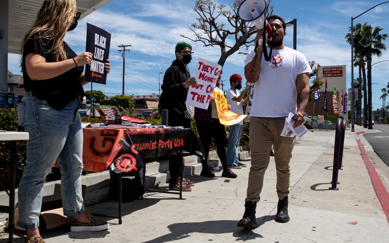 Le Parti communiste de Long Beach (Californie) mobilisé contre les violences policières