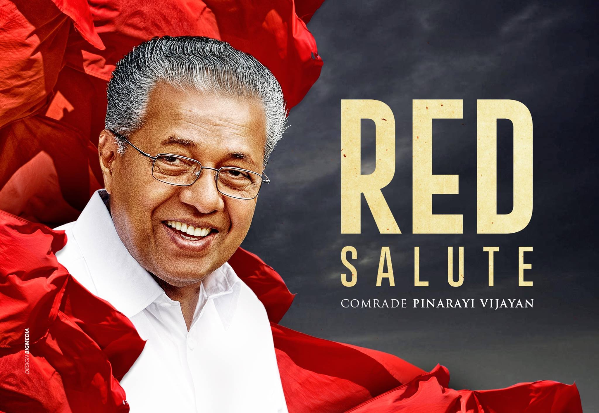 Salutations aux camarades du Left Democratic Front et à Pinarayi Vijayan pour son 76ème anniversaire