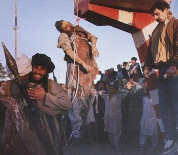 Assassinat de Najibullah en 1996 par les Talibans