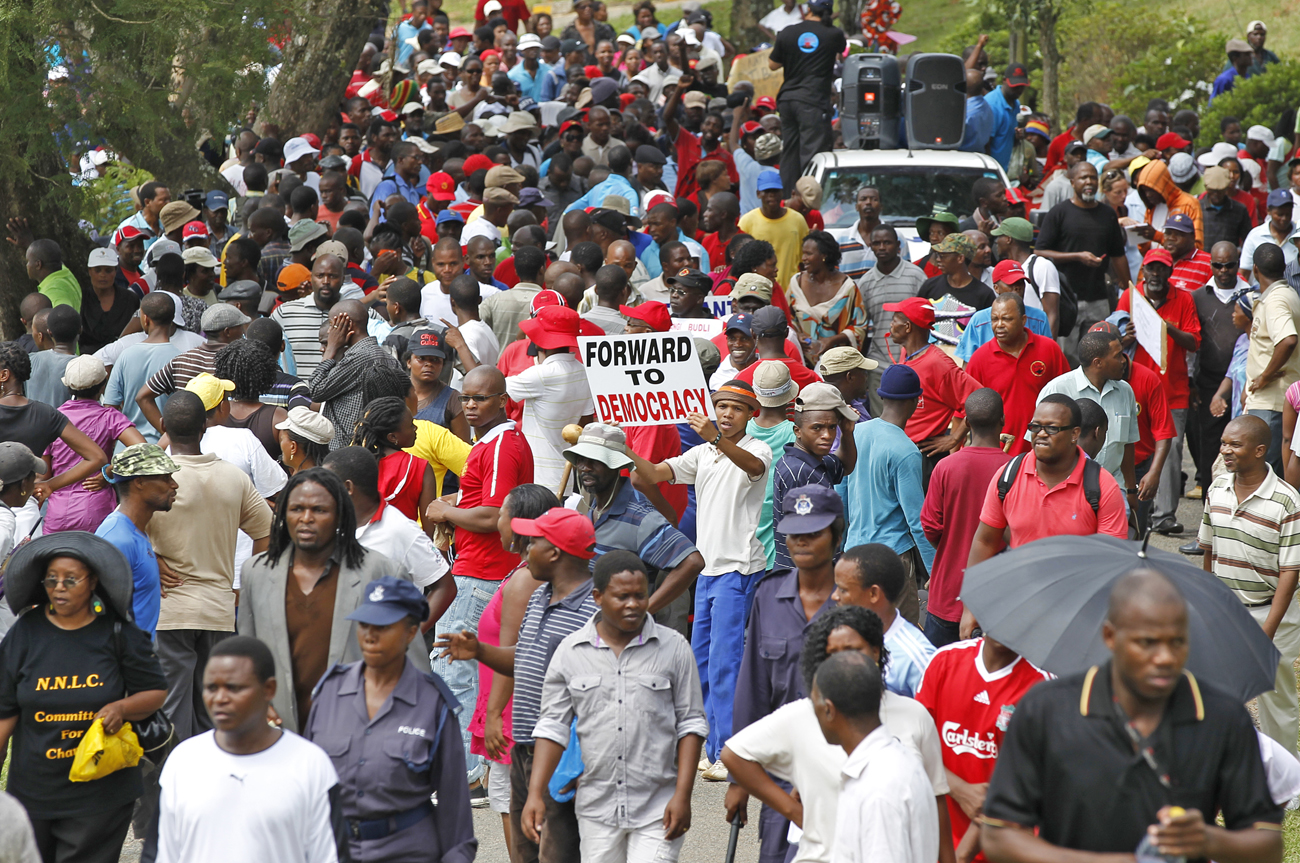 La Fédération syndicale mondiale (FSM-WFTU) solidaire avec la lutte du peuple du Swaziland