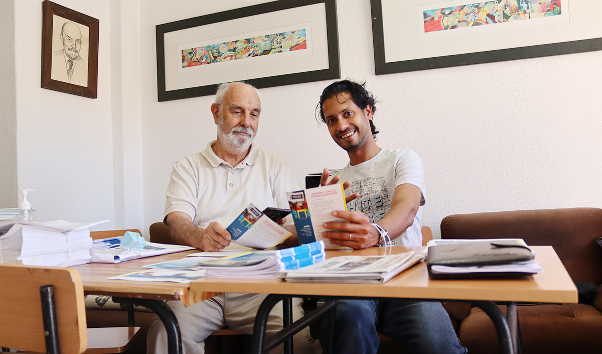 Raghunath Kadavannur, le jeune communiste indien à la conquête de Vermelha au Portugal Raghunath Kadavannur, le jeune communiste indien à la conquête de Vermelha au Portugal