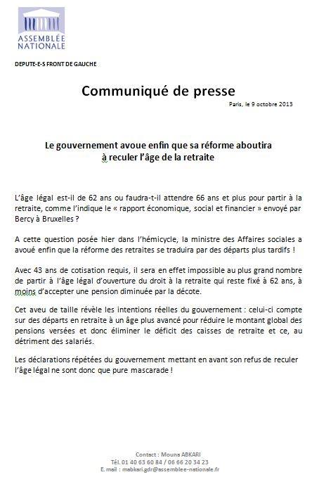 Réforme des retraites : les députés suppriment le report de la revalorisation en votant un amendement des députés communistes