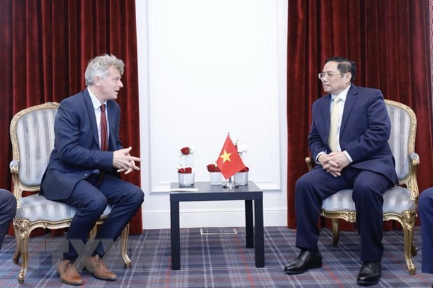 Le Premier ministre vietnamien rencontre le Secrétaire national du Parti communiste français