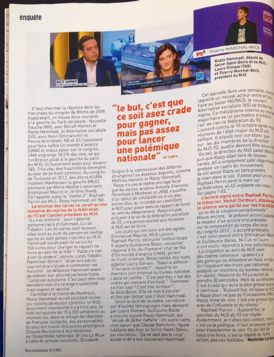 La conception étrange de la démocratie chez les Jeunes Socialistes : Fausses cartes, élections truquées, trafics d'influence ... La conception étrange de la démocratie chez les Jeunes Socialistes : Fausses cartes, élections truquées, trafics d'influence ...