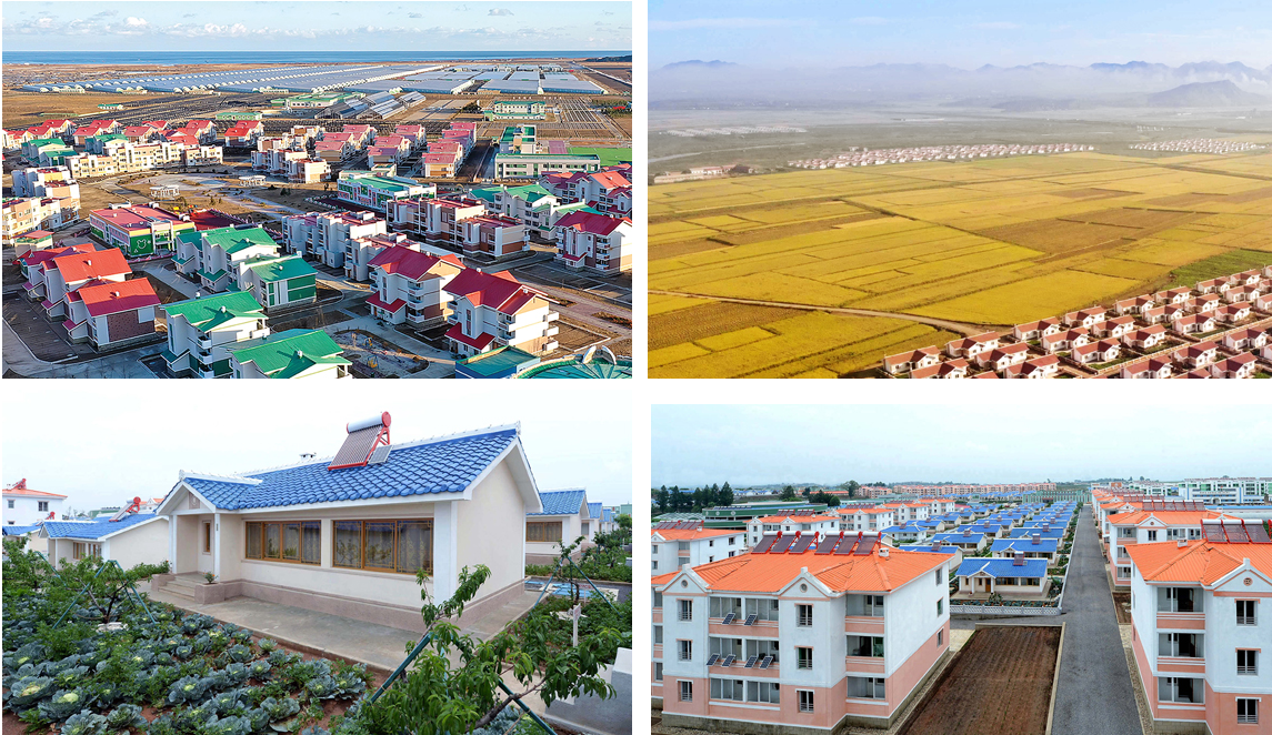 Des villages agricoles transformés en féerie socialiste