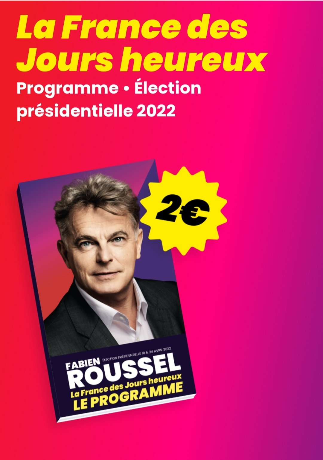 Analyse du programme de Fabien Roussel