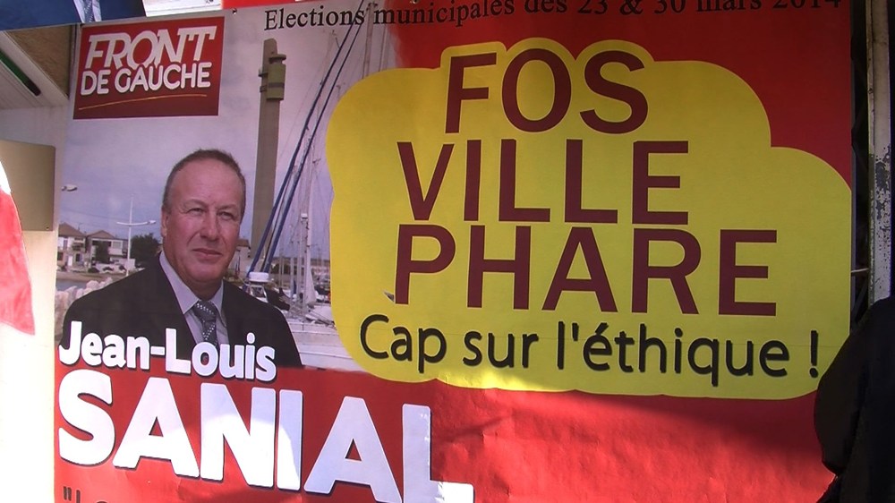 Fos-Sur-Mer : Jean-Louis Sanial (Front de Gauche) inaugure le local de campagne