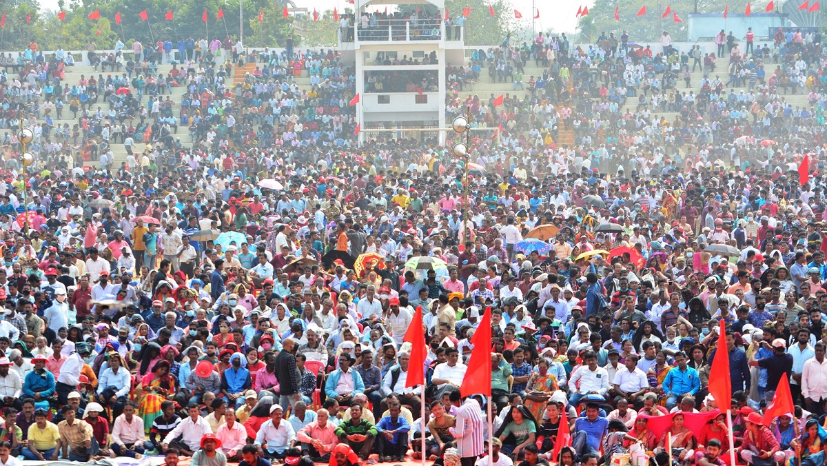 Démonstration de force du Parti communiste au Tripura Démonstration de force du Parti communiste au Tripura