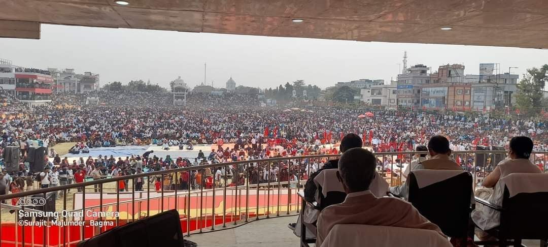 Démonstration de force du Parti communiste au Tripura