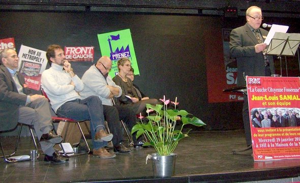 Fos sur Mer : 200 personnes pour la présentation du programme du Front de Gauche Fos sur Mer : 200 personnes pour la présentation du programme du Front de Gauche