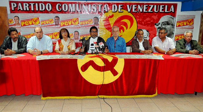 Les communistes vénézuélien appuient le gouvernement contre l'opposition fasciste