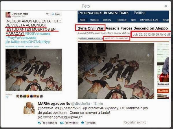 Venezuela : Les manipulations médiatiques au grand jour Venezuela : Les manipulations médiatiques au grand jour