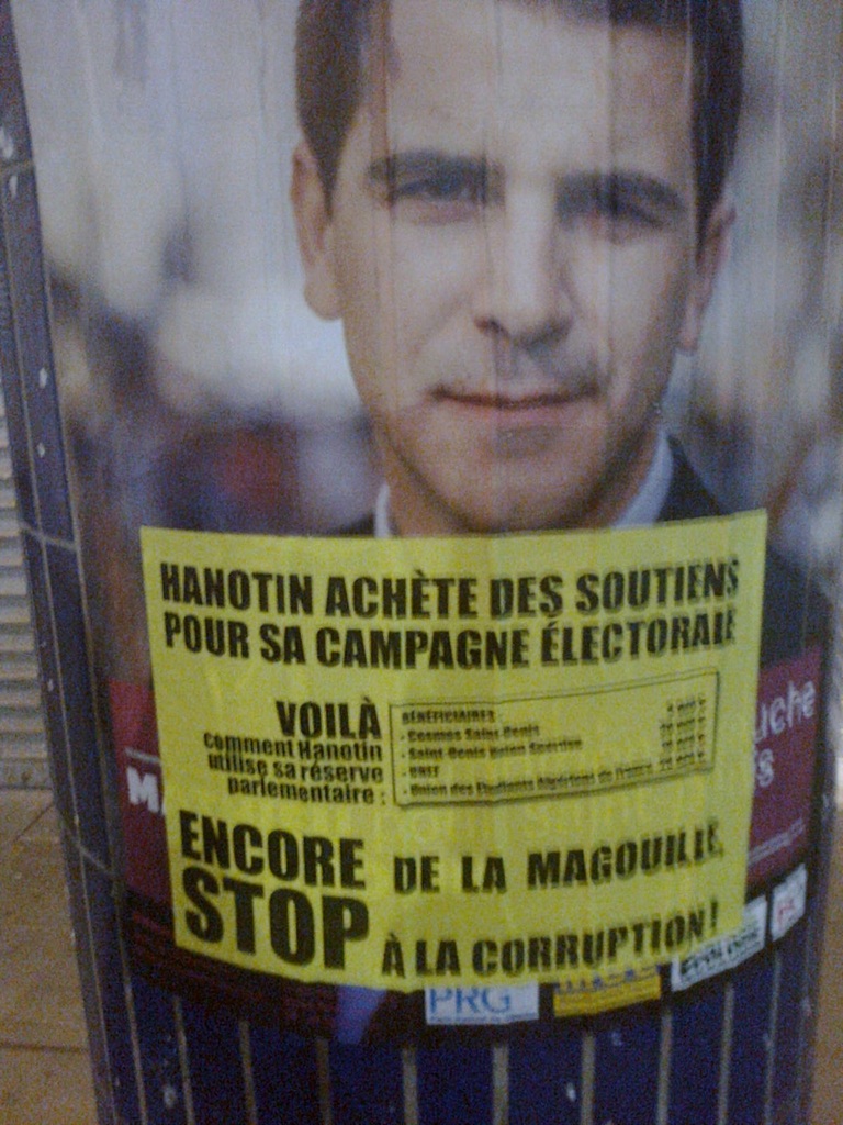 Saint Denis : Hanotin (PS) l'illusionniste, promet ce qu'il a supprimé