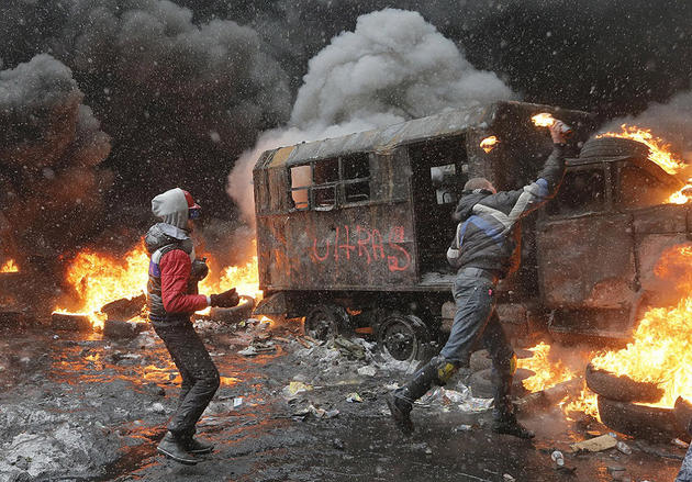 L'Europe reconnait enfin que les manifestations à Kiev n'étaient pas pacifiques
