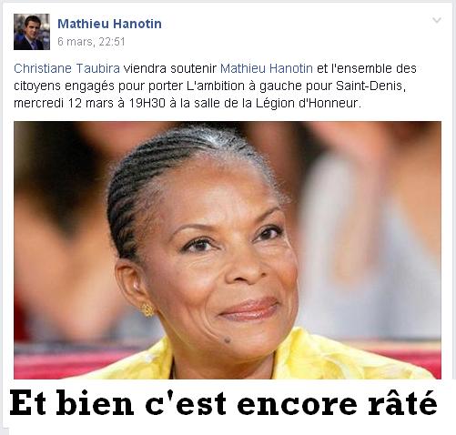 Le PCF de Saint Denis réagit au meeting de Mathieu Hanotin (PS)