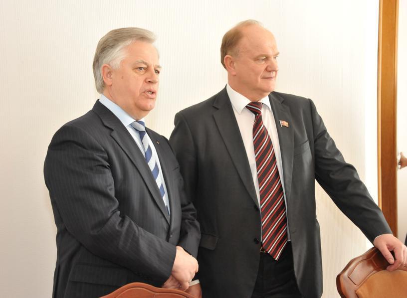 Rencontre en Simonenko (KPU) et Ziouganov (KPRF) Rencontre en Simonenko (KPU) et Ziouganov (KPRF)