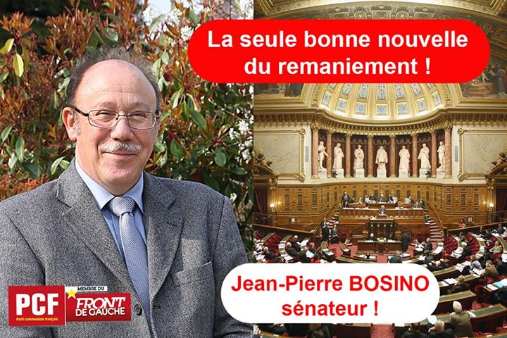 La seule bonne nouvelle du remaniement : Un sénateur communiste supplémentaire
