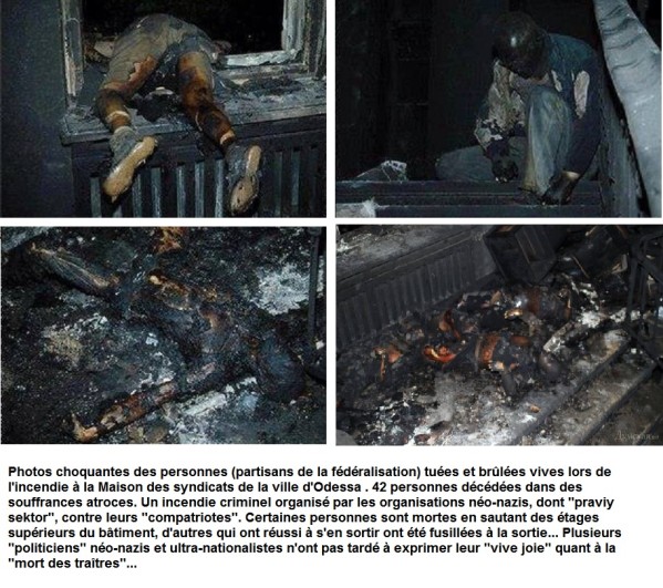 Ioulia Timochenko a remercié les organisateurs du massacre d'Odessa