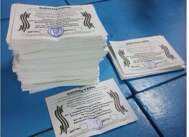 Lugansk/Ukraine : 96,2% des votants disent oui à l'indépendance et non au fascisme Lugansk/Ukraine : 96,2% des votants disent oui à l'indépendance et non au fascisme