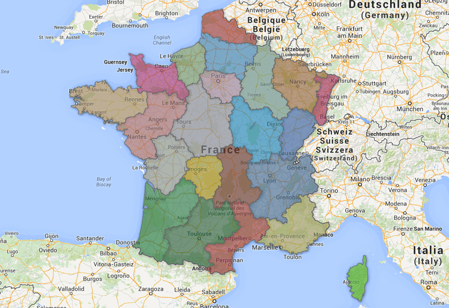 261 députés adoptent la nouvelle carte de France à 13 régions