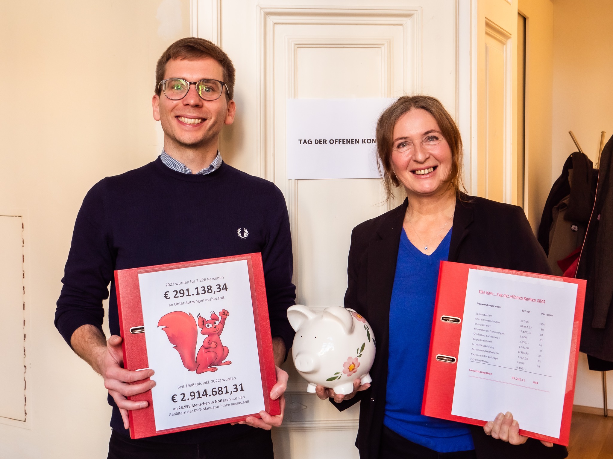 En 2022, le Parti communiste (KPÖ) à Graz a reversé 291.138€ En 2022, le Parti communiste (KPÖ) à Graz a reversé 291.138€