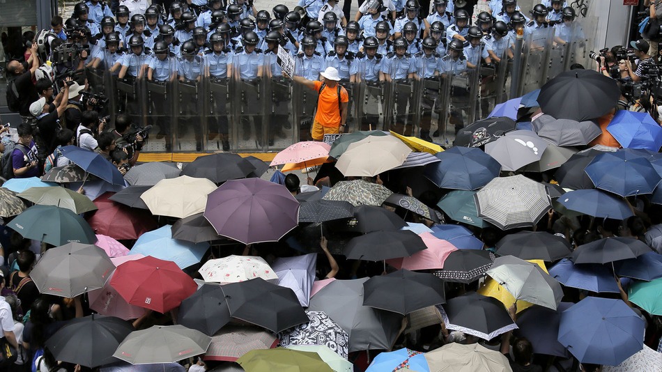 Hong Kong : les États-Unis derrière le mouvement des parapluies ?