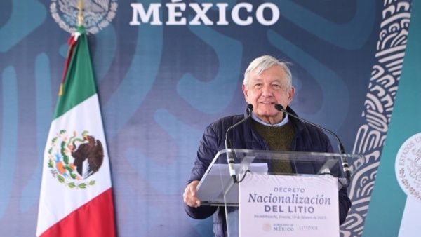 Le président López Obrador fait du lithium la "propriété de la Nation, de tous les Mexicains"