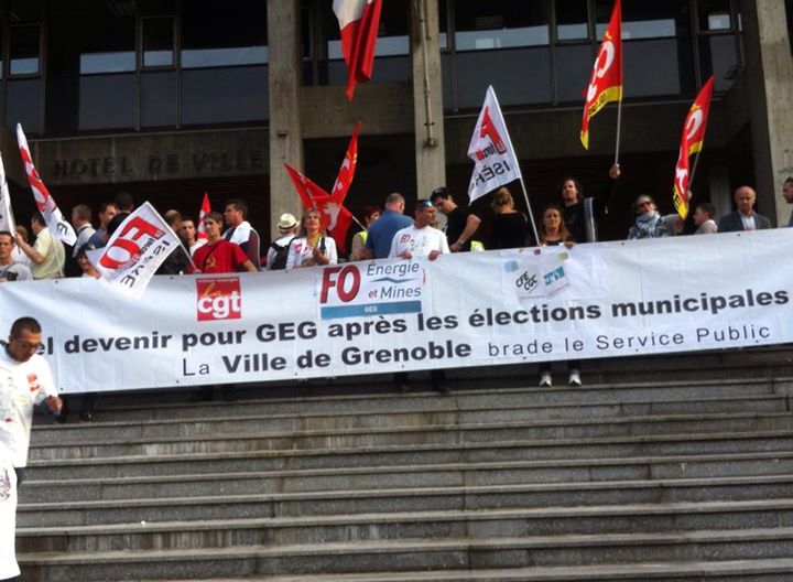 Grenoble : La municipalité EELV-PG contre les salariés de GEG ?