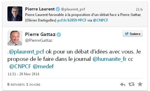 Le PCF relève le gant du Medef