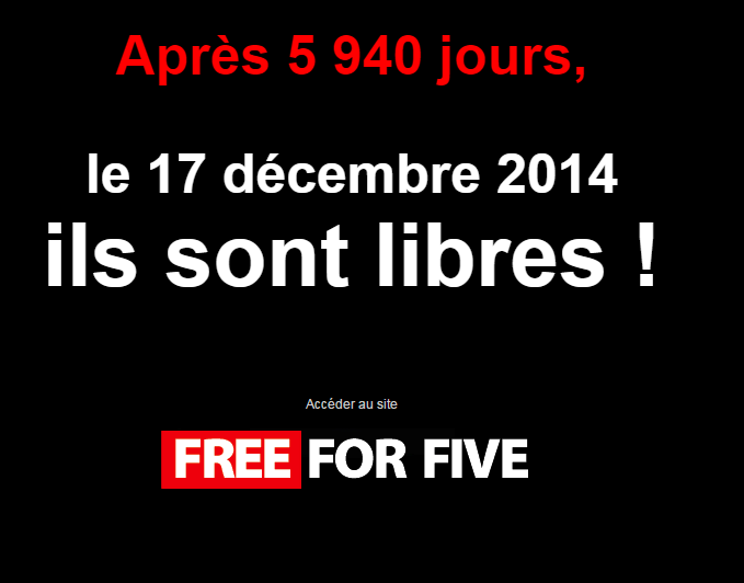 Libération des 3 anti-terroristes cubains ! Libération des 3 anti-terroristes cubains !