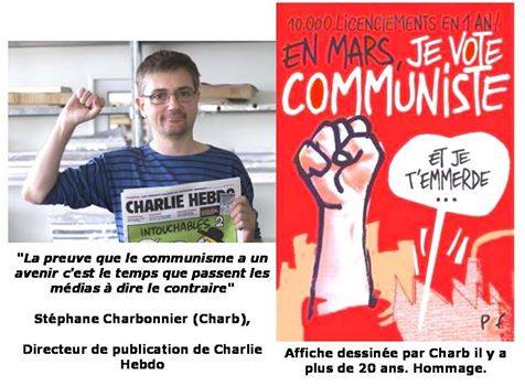 Charlie Hebdo/CHARB : « j'ai quasiment toujours voté communiste »