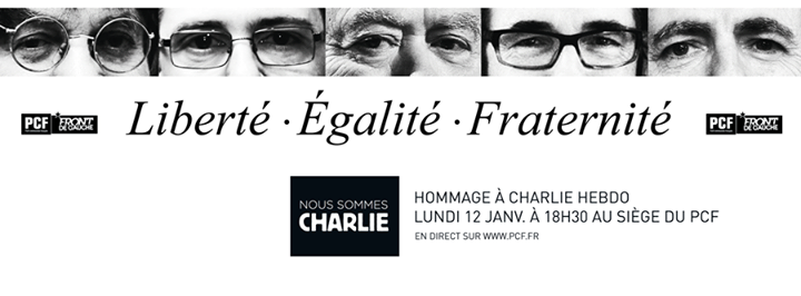 Les vœux du PCF : Hommage à Charlie-Hebdo - Maintenant, restons Charlie ! Les vœux du PCF : Hommage à Charlie-Hebdo - Maintenant, restons Charlie !