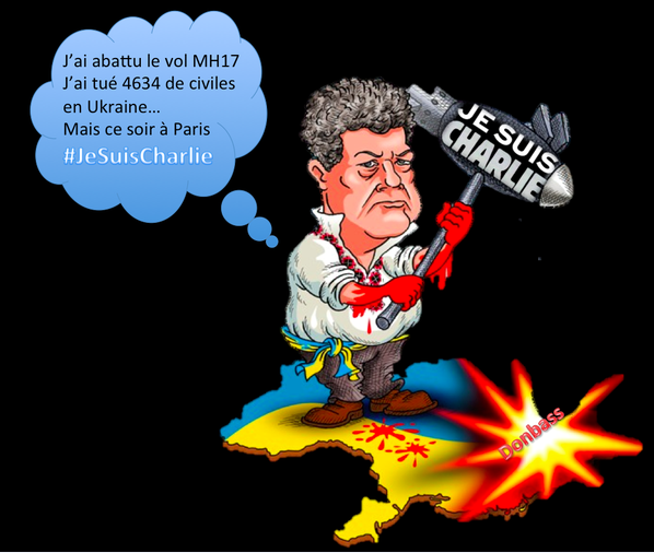 Charlie Hebdo : Les communistes ukrainiens (KPU) dénoncent la venue de Porochenko à Paris