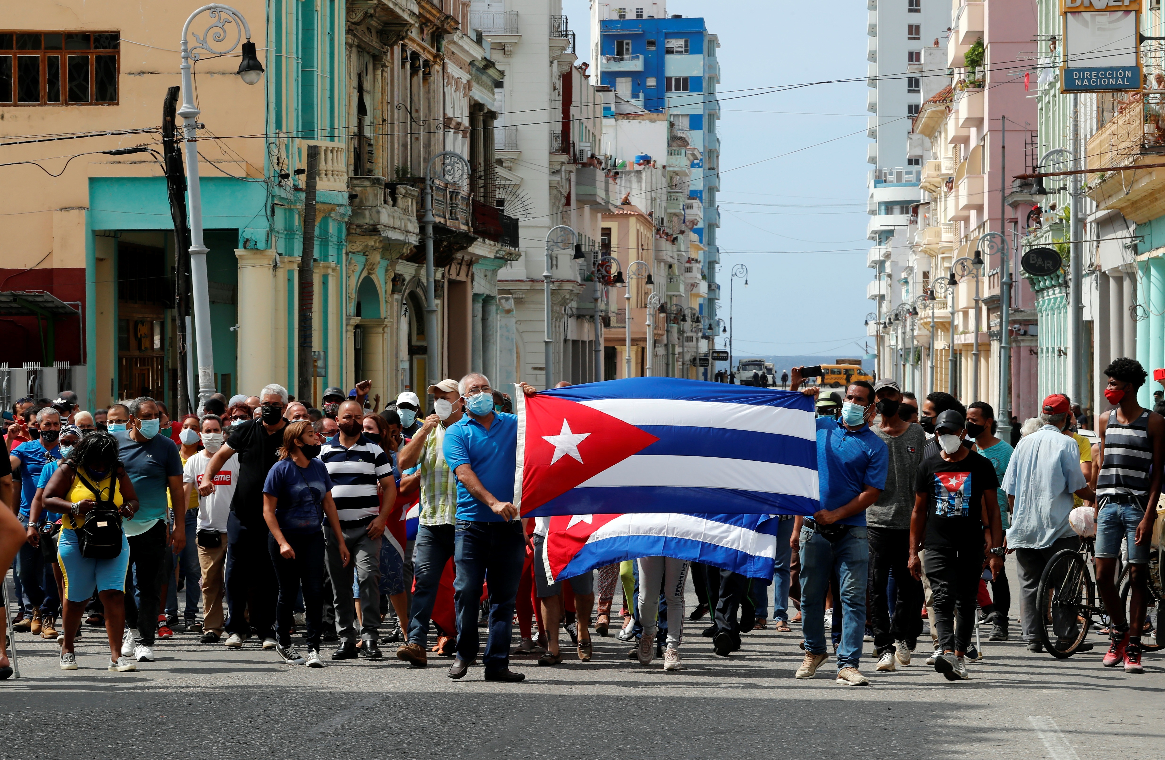 Manifestation de soutien à la révolution