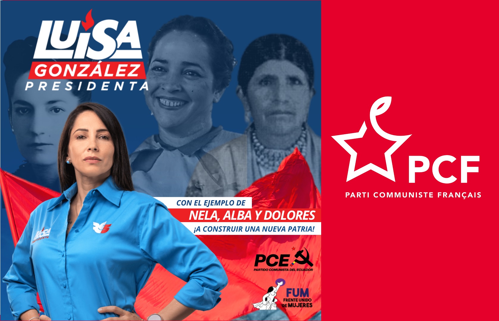 Équateur : Le PCF salue le résultat de Luisa González