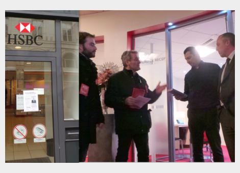 Les communistes réclament 12 millions d'euros à la banque HSBC à Besançon