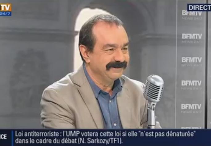 Philippe Martinez: "on est sur la même autoroute que les salariés grecs et espagnols" Philippe Martinez: "on est sur la même autoroute que les salariés grecs et espagnols"