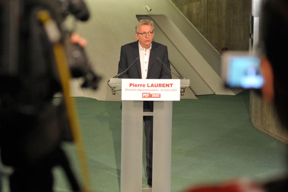 Départementales 2015 - Déclaration de Pierre Laurent (PCF) Départementales 2015 - Déclaration de Pierre Laurent (PCF)