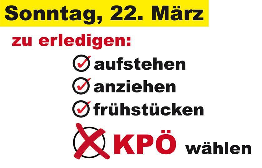 Elections municipales en Styrie (Autriche): La progression du Parti Communiste Autrichien (KPO)