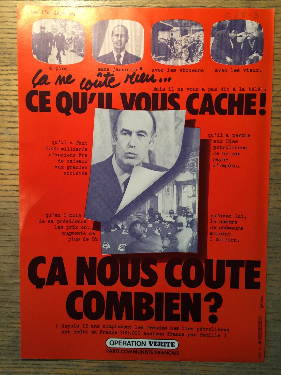 Nous sommes allés voir à quoi ressemblent vraiment les tracts dans les archives du PCF à Bobigny