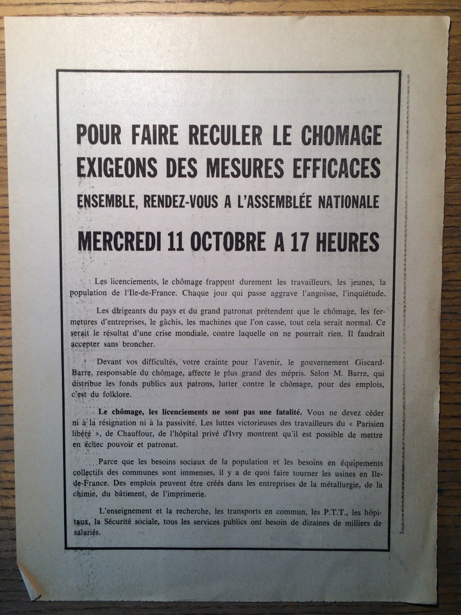 Nous sommes allés voir à quoi ressemblent vraiment les tracts dans les archives du PCF à Bobigny