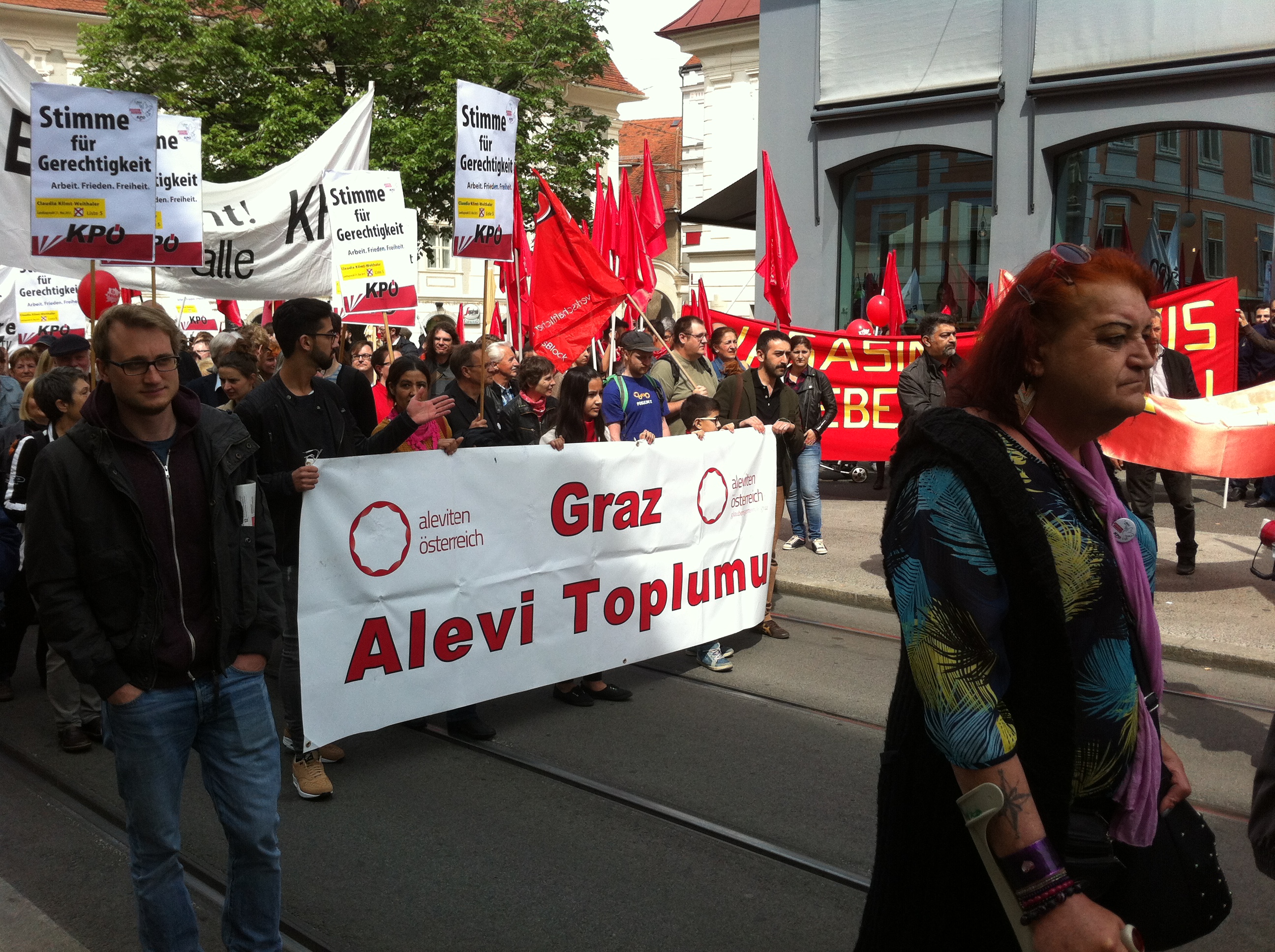Aux côtés des communistes de Graz (KPÖ) pour le 1er mai (1/2)