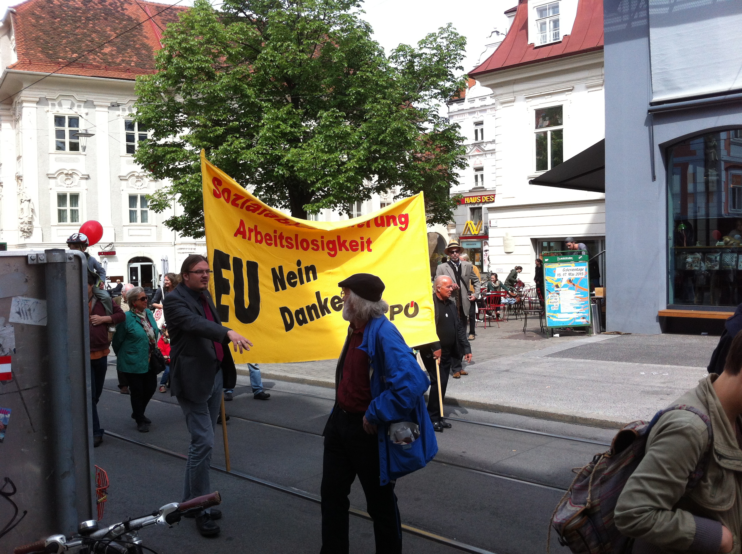 Aux côtés des communistes de Graz (KPÖ) pour le 1er mai (1/2)