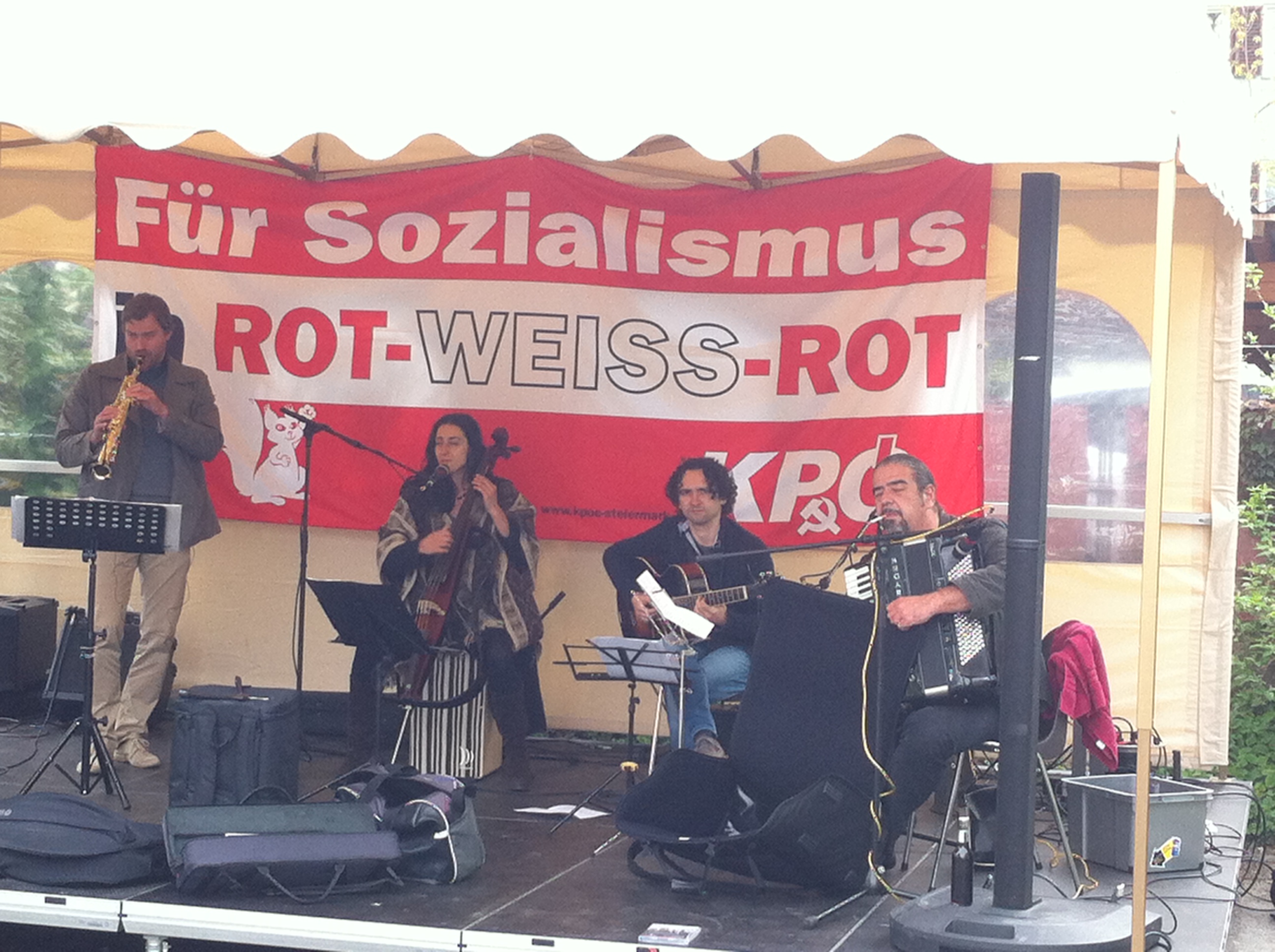 Aux côtés des communistes de Graz (KPÖ) pour le 1er mai (2/2)